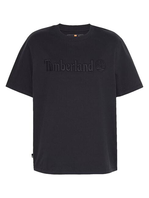 EMBROIDERY TONAL T-shirt en cotton NOIR - T-shirt