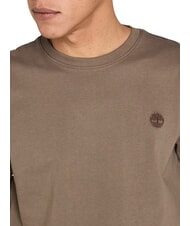 TIMBERLAND SS DUNRIVER CREW T-shirt en cotton Pépite de chocolat - T-shirt - 3