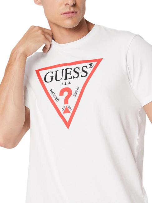 TRI LOGO T-shirt en cotton blanc pur - T-shirt