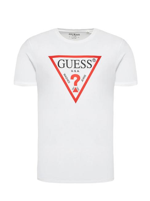 TRI LOGO T-shirt en cotton blanc pur - T-shirt