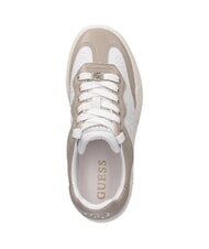 GUESS SWOLE Baskets blanc beige - Chaussures Femme - 4