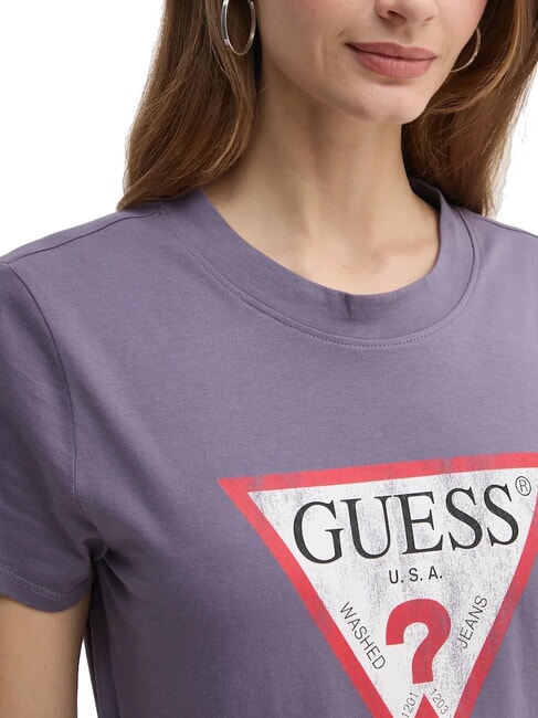 CLASSIC FIT LOGO T-shirt avec logo lavage violet - T-shirt