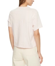 GUESS JEANS SS CN BOXY ICONIC  T-shirt en coton blush royal - T-shirt - 2