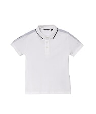 GUESS KIDS Polo à manches courtes à 3 boutons blanc pur - Tee-shirt enfant - 2