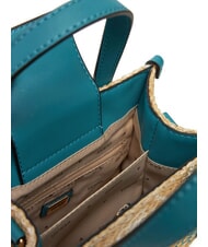 GUESS SILVANA Mini sac à main avec bandoulière logo bleu sarcelle - Sacs pour Femme - 5