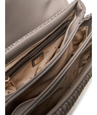 GUESS PHAEDRA Sac à bandoulière tissé taupe foncé - Sacs pour Femme - 4