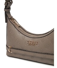GUESS ZARELA  Sac à bandoulière logo taupe foncé - Sacs pour Femme - 3