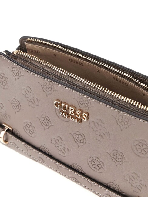 ZARELA  Sac à bandoulière logo taupe foncé - Sacs pour Femme