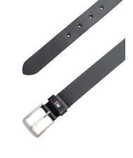 TOMMY HILFIGER TH KIDS Ceinture en cuir bleu espace - Ceintures pour enfants - 3