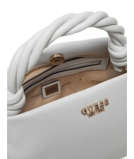 GUESS SANSA Mini sac à main avec bandoulière blanc - Sacs pour Femme - 4