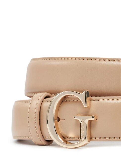 G Ceinture en cuir rose pâle - Ceintures