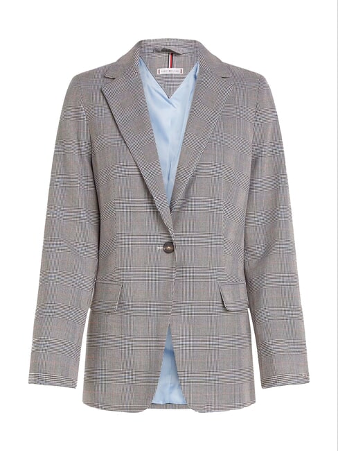 TH Blazer v&eacute;rification globale stp/s/texture h gris - Vestes pour femmes