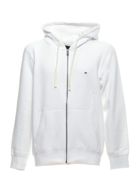 TH Sweat-shirt zipp&eacute; blanc - Pulls molletonn&eacute;s
