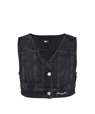 TOMMY HILFIGER TH JEANS Haut en jean jean noir - T-shirt - 4