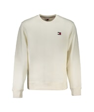 TOMMY HILFIGER TH JEANS MINI FLAG Sweat-shirt en coton blanc ancien - Pulls molletonn&eacute;s - 3