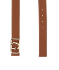 GUESS SEBINA Ceinture avec insert en toile caramel multi - Ceintures - 3