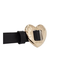 GUESS HEART Ceinture fine avec boucle en forme de cœur - Ceintures