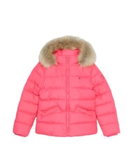 TOMMY HILFIGER TH  Doudoune à capuche magenta chaud - Bébé Vestes - 3