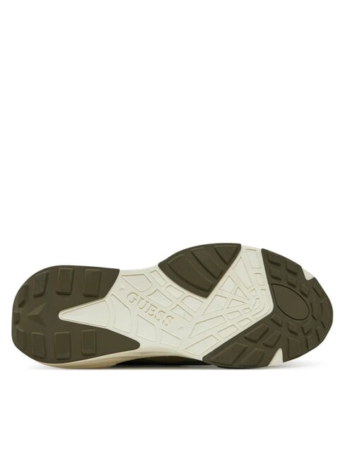 VALENCIA Baskets de course vert noir ivoire roi - Chaussures Homme