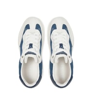 GUESS SWOLE2 Baskets &agrave; plateforme avec empi&egrave;cements en denim bleu - Chaussures Femme - 3