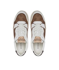 GUESS WINNO II Baskets avec empiècements logo 4G Beige / Marron - Chaussures Homme - 3