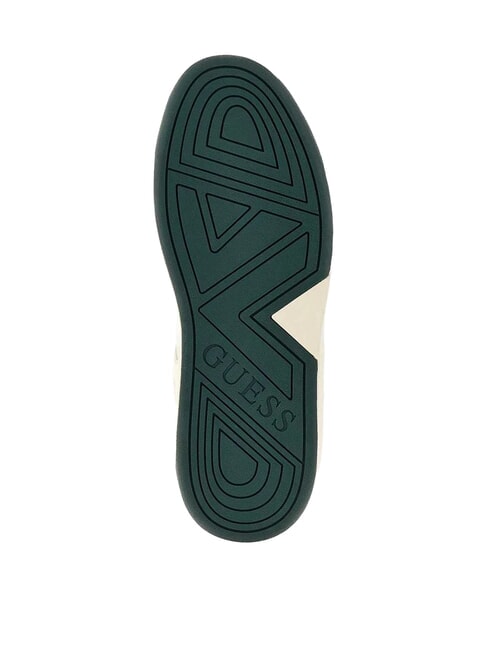 VINCENT Baskets blanc vert - Chaussures Homme