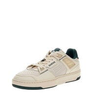 GUESS VINCENT Baskets blanc vert - Chaussures Homme - 3