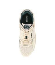 GUESS VINCENT Baskets blanc vert - Chaussures Homme - 4
