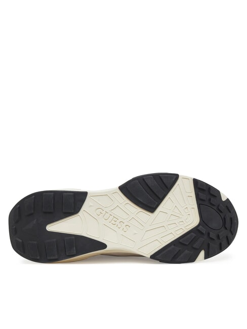 VALENCIA Baskets de course blanc noir - Chaussures Homme