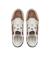 GUESS ISLAND Baskets blanc beige - Chaussures Homme - 3