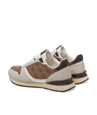 GUESS ISLAND Baskets blanc beige - Chaussures Homme - 5