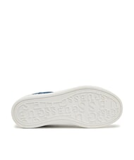 GUESS SWOLE2 Baskets à plateforme avec empiècements en denim bleu - Chaussures Femme - 6