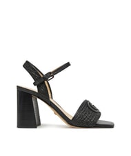 GUESS GANIKA Sandales hautes avec bande en raphia NOIR - Chaussures Femme - 2