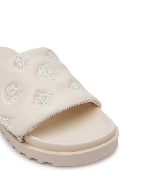 FABIO2 Pantoufle &agrave; plateforme CR&Egrave;ME - Chaussures Femme