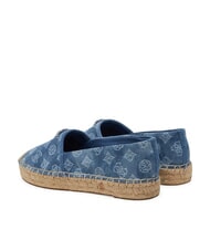 GUESS JOLANDON Mocassins espadrilles bleu - Chaussures Femme - 5