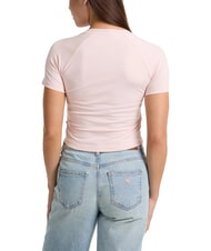 GUESS JEANS LOGO CALIFORNIA T-shirt court extensible &agrave; manches courtes coton blush - T-shirt - 2