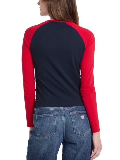 RAGLAN BLOCK T-shirt à manches longues avec imprimé multi océan audacieux - T-shirt