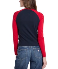 GUESS JEANS RAGLAN BLOCK T-shirt à manches longues avec imprimé - T-shirt