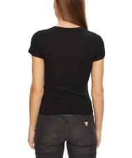 GUESS JEANS EMBRO SLIM T-shirt côtelé à manches courtes - T-shirt