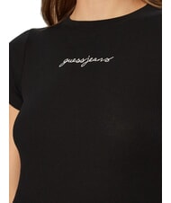GUESS JEANS EMBRO SLIM T-shirt côtelé à manches courtes jetbla - T-shirt - 3