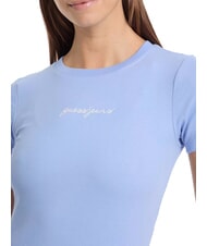 GUESS JEANS EMBRO SLIM T-shirt c&ocirc;tel&eacute; &agrave; manches courtes bleu zendy frais - T-shirt - 3