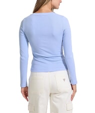 GUESS JEANS EMBRO T-shirt côtelé à manches longues - T-shirt