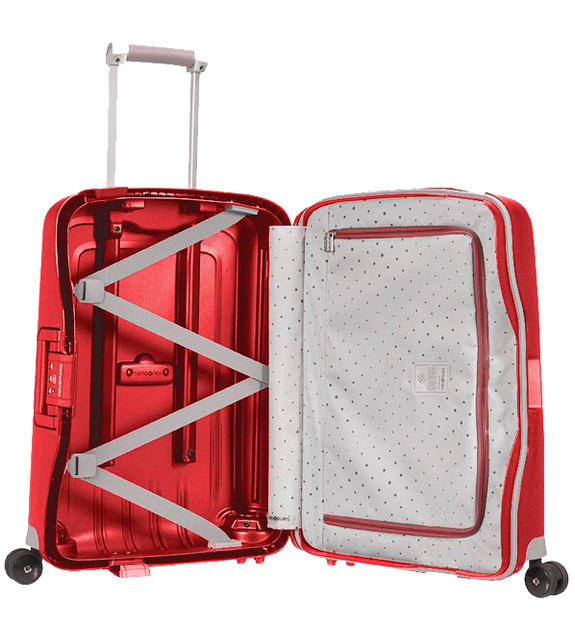Valise Ligne S'CURE, valise cabine rouge crismond - Valises cabine