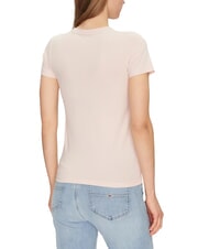 GUESS JEANS FLOWER T-shirt slim à manches courtes - T-shirt