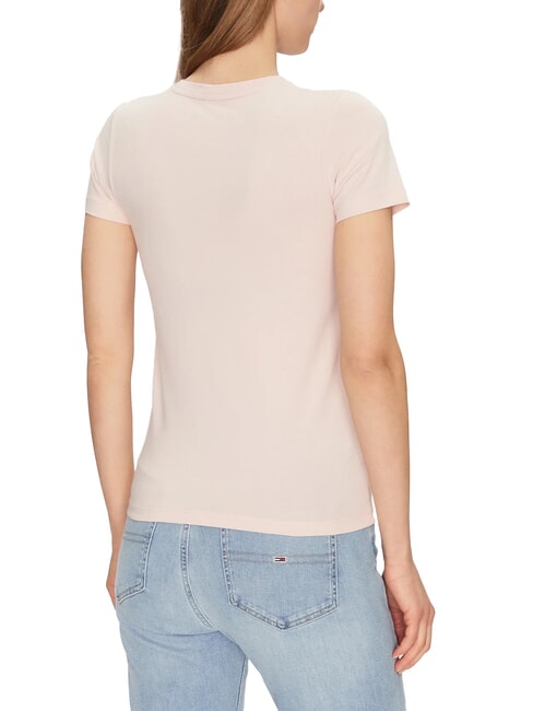 FLOWER T-shirt slim à manches courtes coton blush - T-shirt