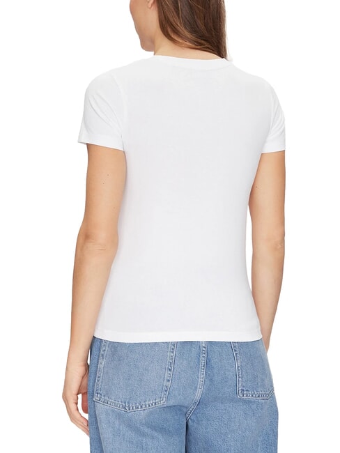 FLOWER T-shirt slim &agrave; manches courtes blanc pur - T-shirt