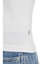 GUESS JEANS FLOWER T-shirt slim &agrave; manches courtes blanc pur - T-shirt - 4