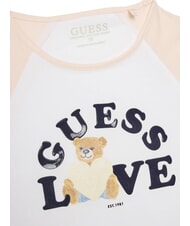 GUESS KIDS MIDI T-shirt imprimé aux emmanchures blanc pur - Tee-shirt enfant - 3