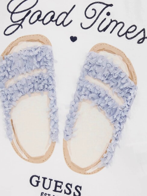 KIDS T-shirt à manches courtes coupe courte bleu secret - Tee-shirt enfant