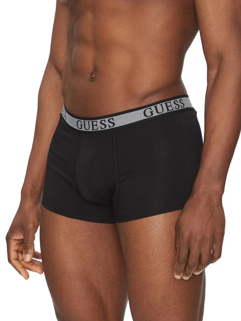 JOE 3 boxers multicolores peigne jaune lave noire - Slip homme